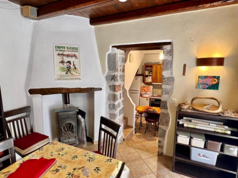 Kritsa Kreta, Kritsa: Wunderschön restauriertes zweistöckiges Haus mit Dachterrasse zu verkaufen Haus kaufen